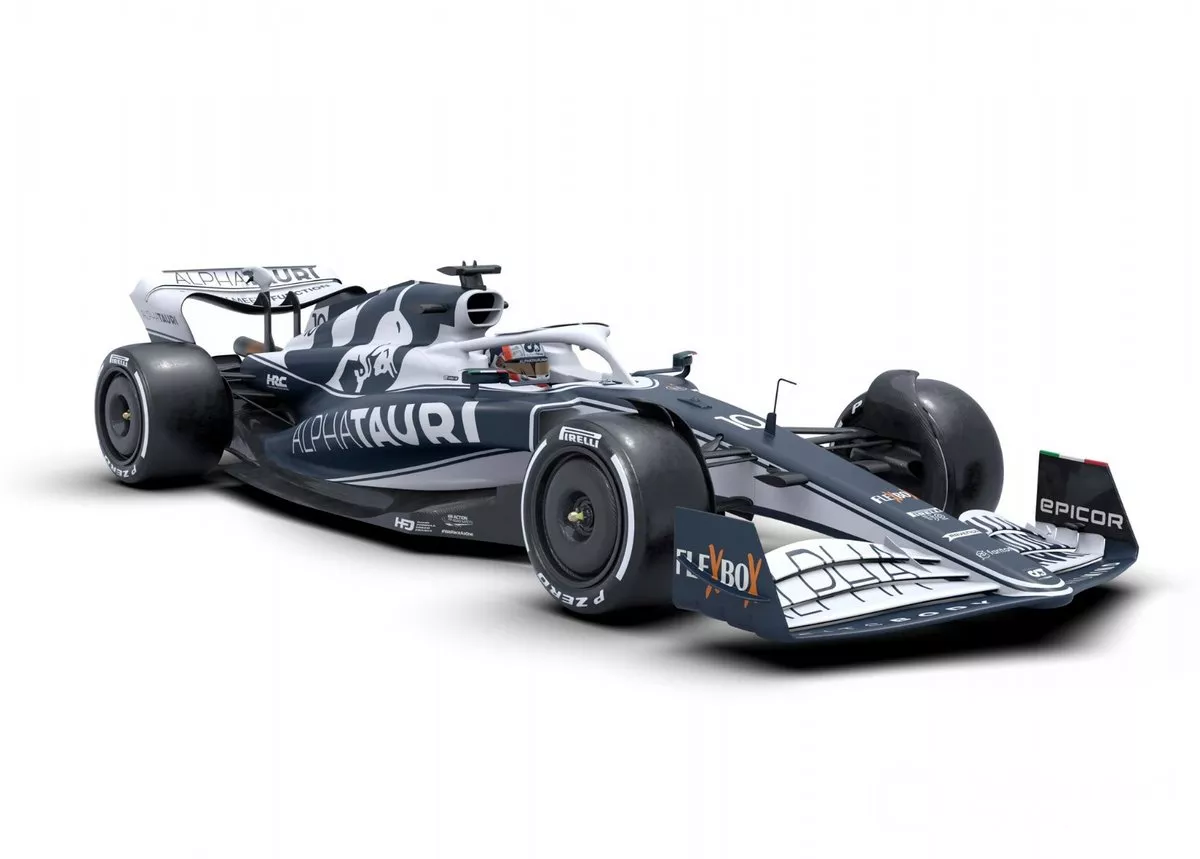 Foto do carro da Alpha Tauri