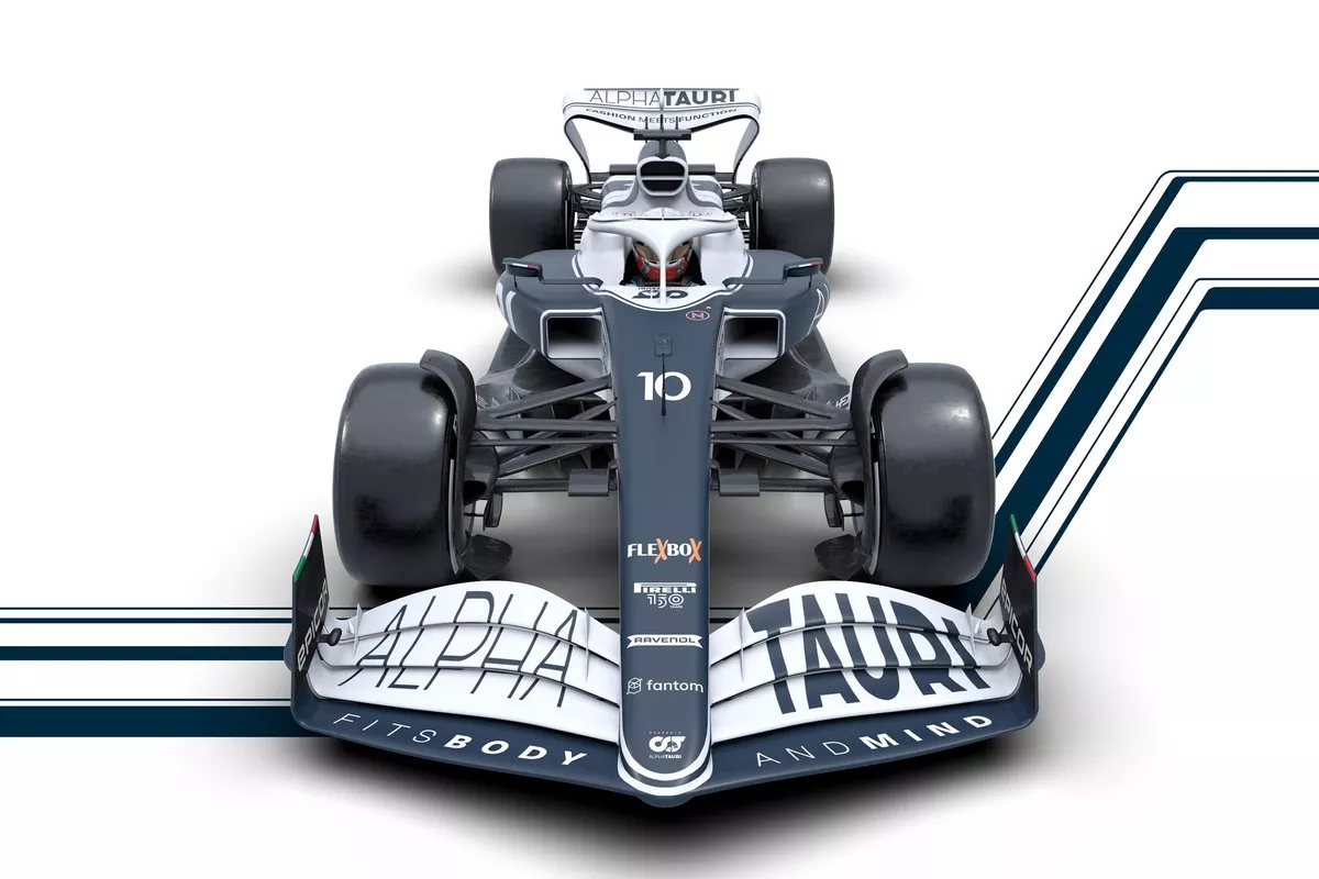 Foto do carro da Alpha Tauri