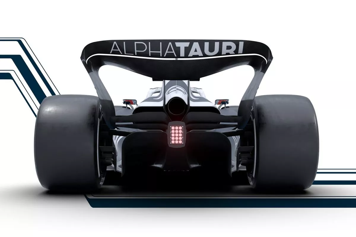Foto do carro da Alpha Tauri