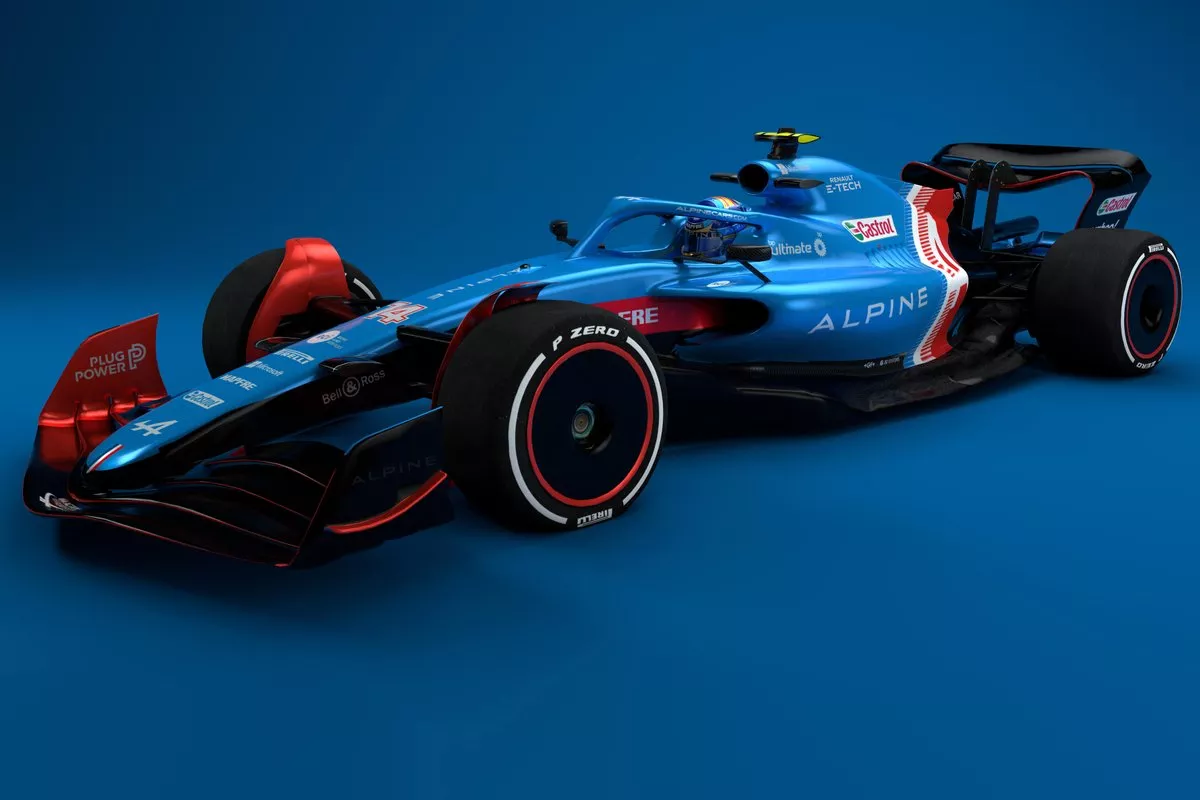 Foto do carro da Alpine
