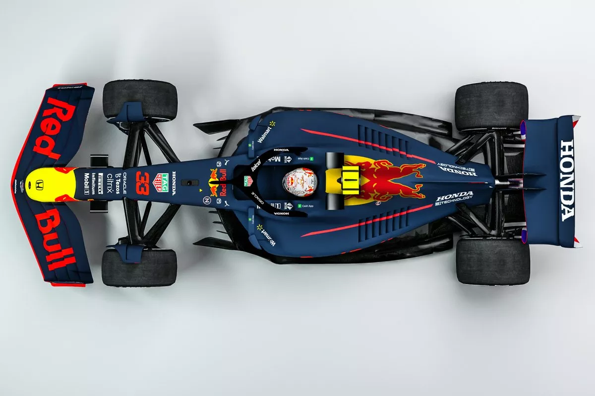 Foto do carro da Red Bull
