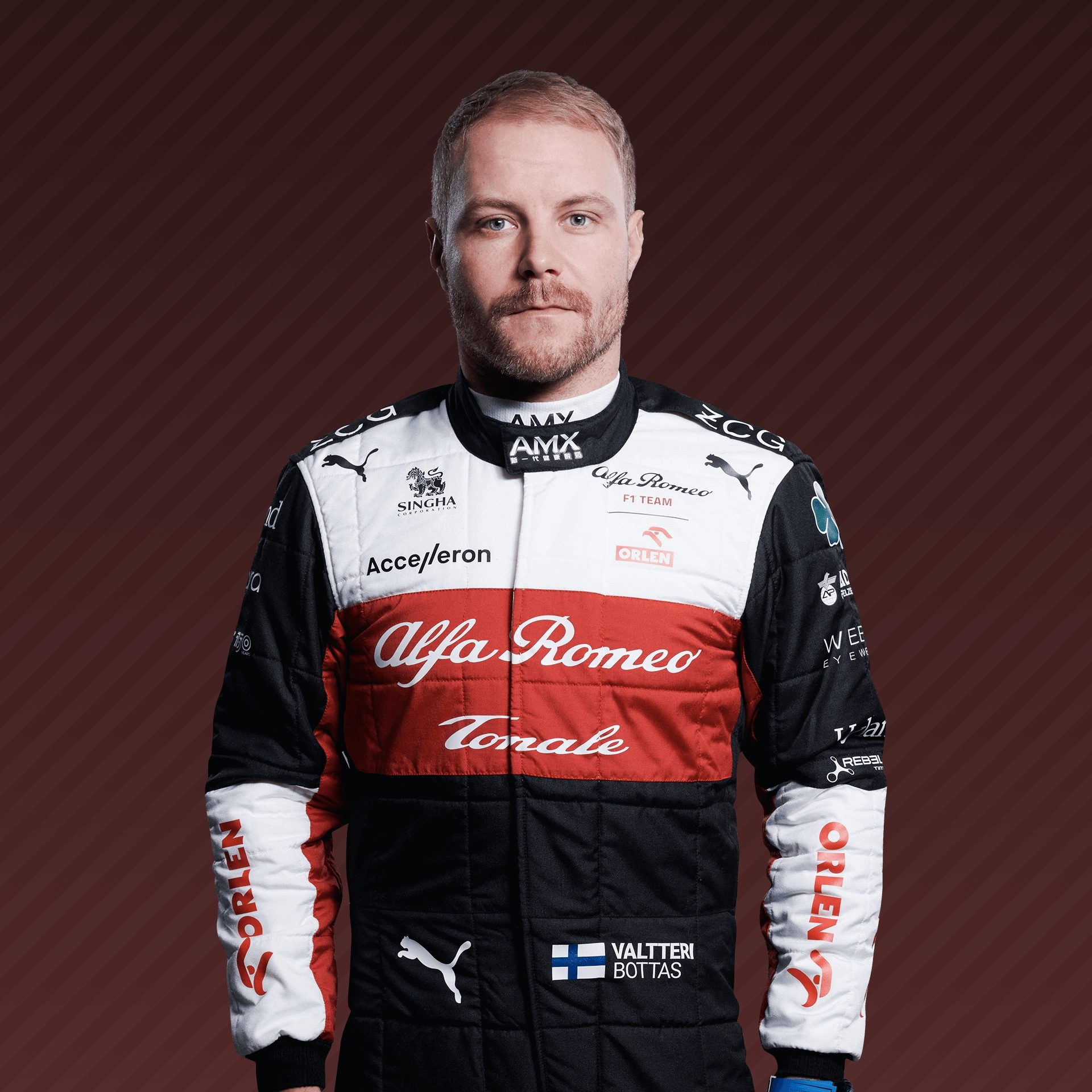 Foto do piloto Valtteri Bottas
