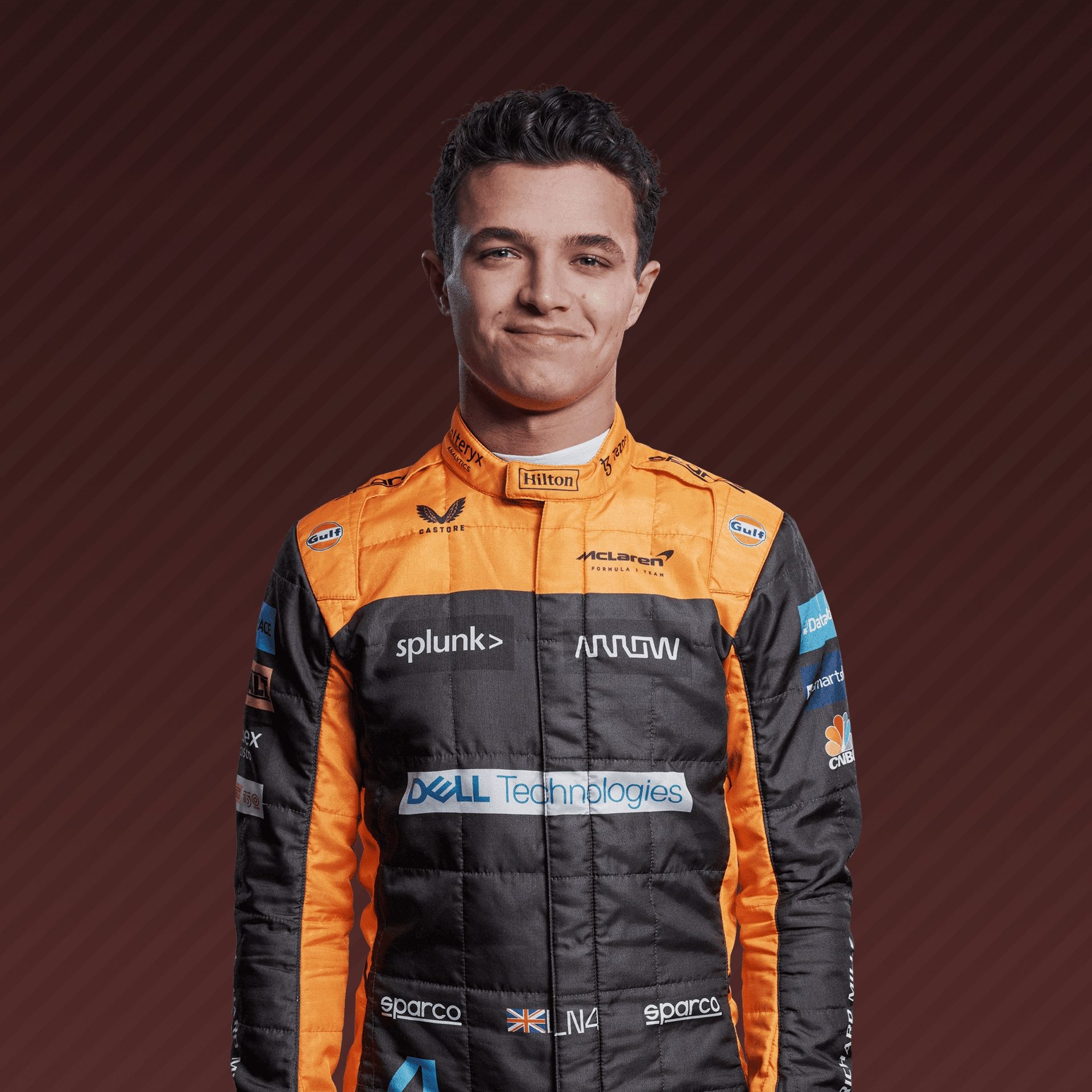 Foto do piloto Lando Norris