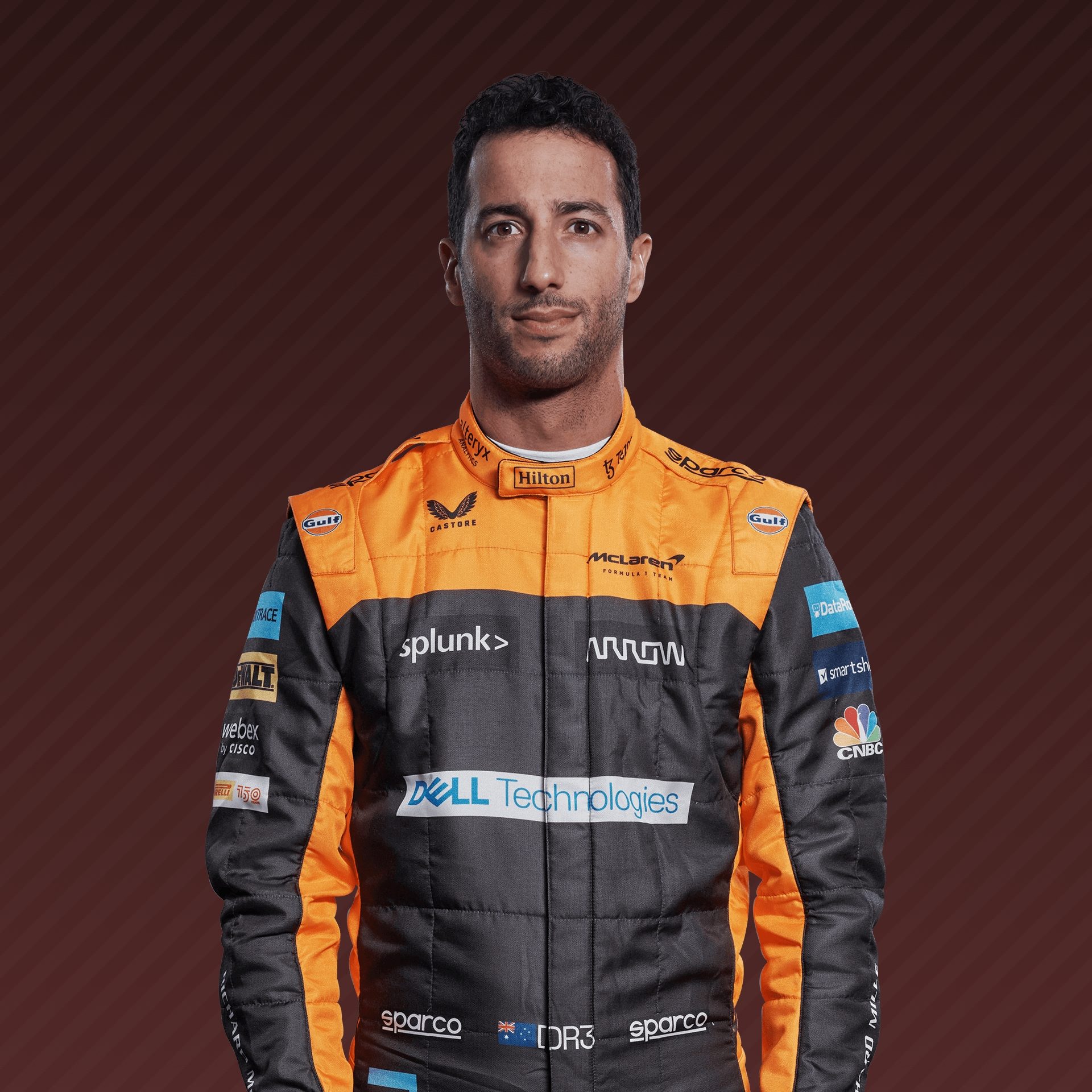 Foto do piloto Daniel Ricciardo