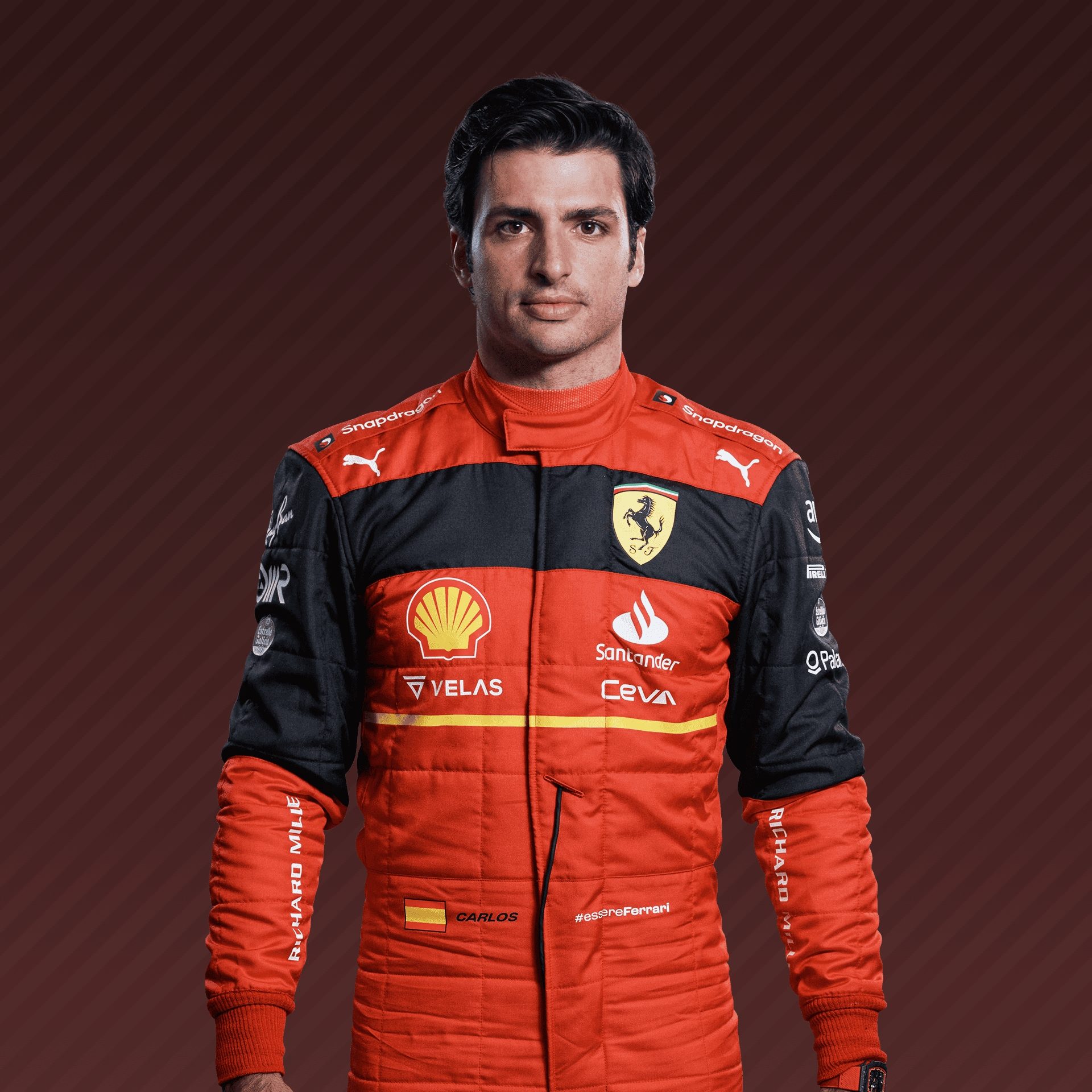 Foto do piloto Carlos Sainz